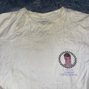David Bowie vans shirt